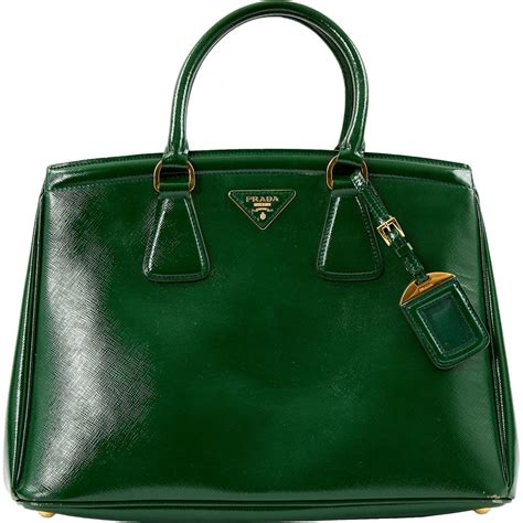 prada green handbag